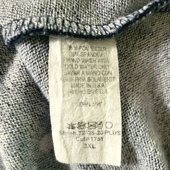 Beeson River Womens Navy Polka Dot Long Sleeve Crew Neck Tunic - Picture 12 of 14